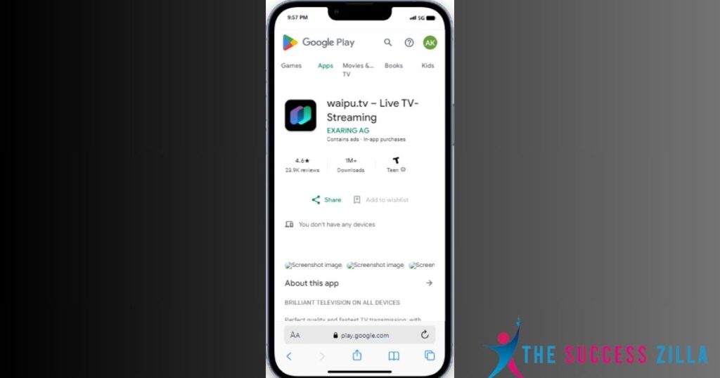 how to use Waipu TV app on Android phone