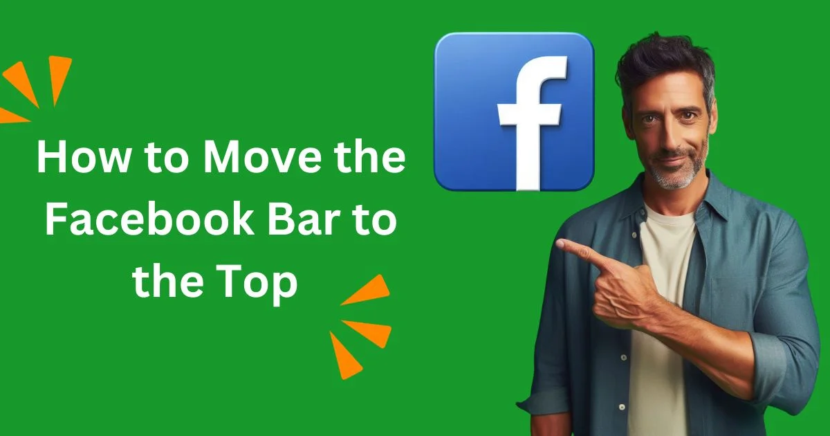How to Move the Facebook Bar to the Top