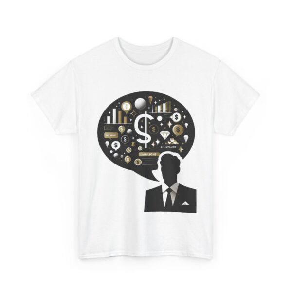 Business Mindset Unisex Heavy Cotton Tee - Image 3
